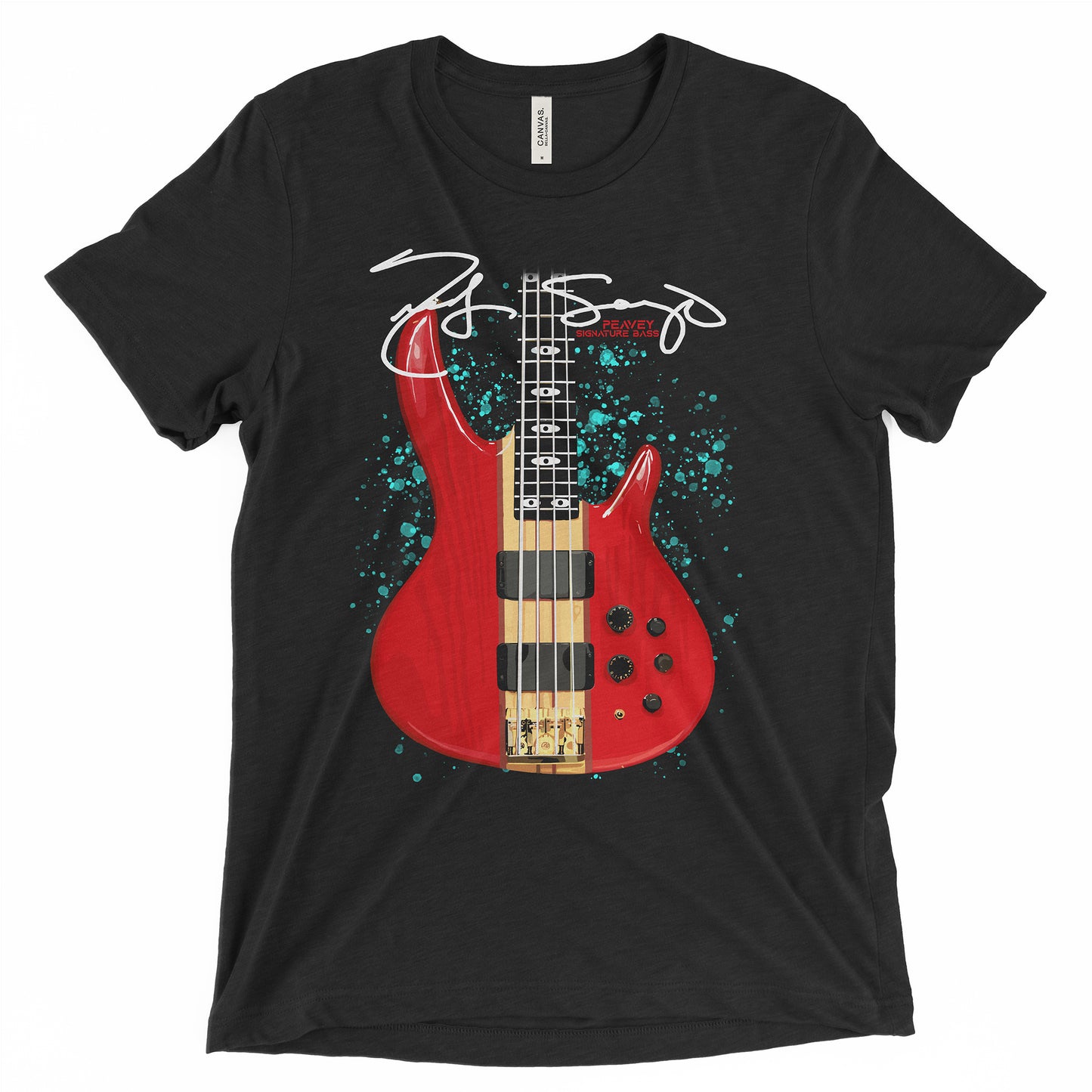 Rudy Sarzo "Red Peavey Signature Bass" Tee