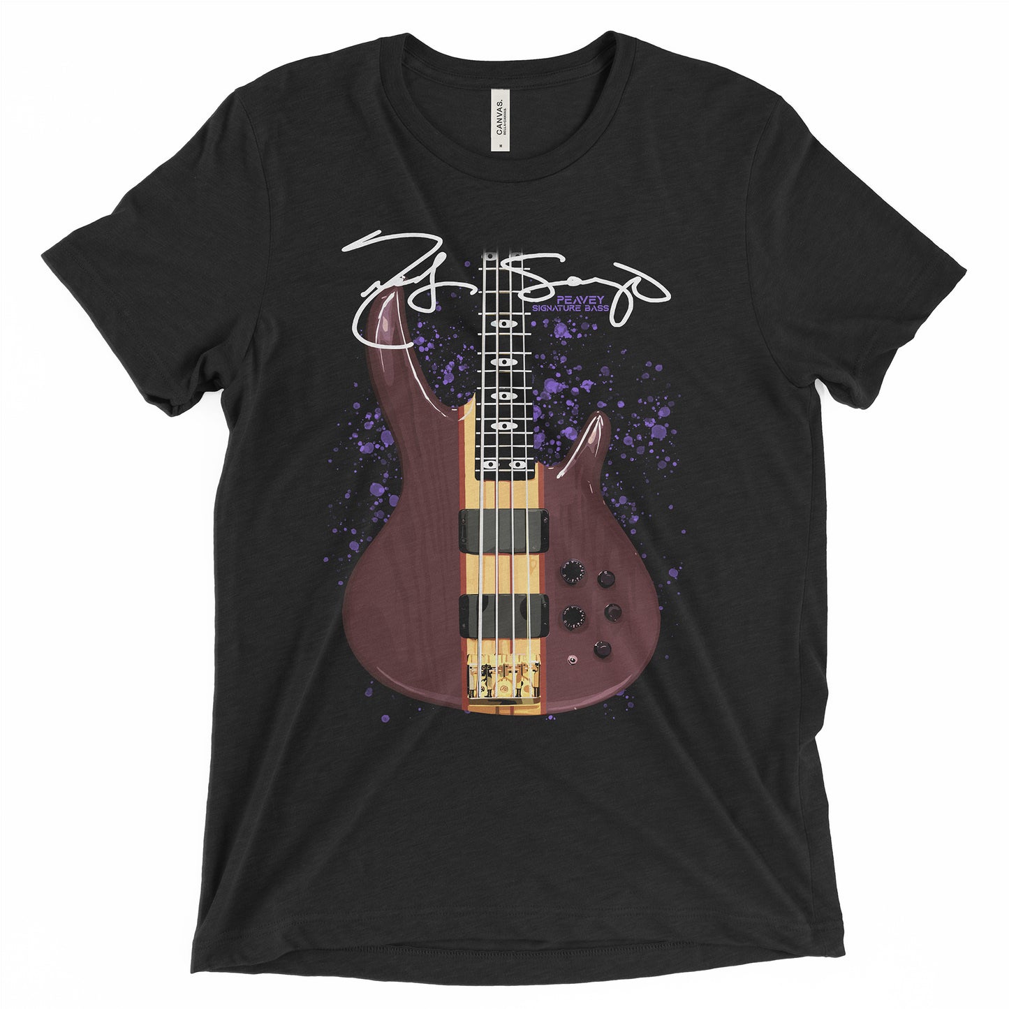 Rudy Sarzo "PurpleHeart Peavey Signature Bass" Tee