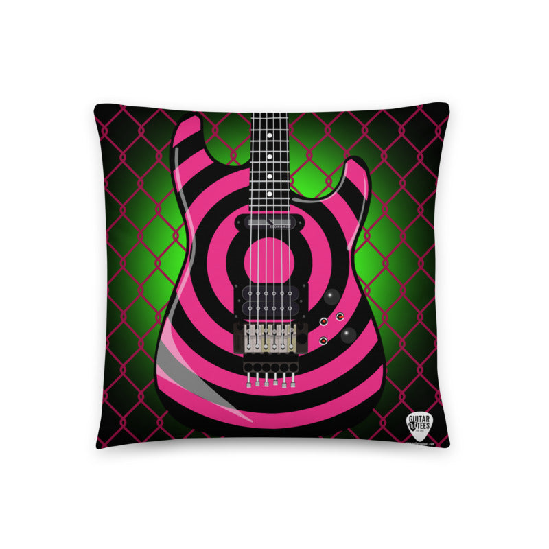 Bullseye / TS Logo Guitars Pillow
